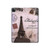 S2211 Carte postale de Paris Tour Eiffel Etui Coque Housse pour iPad Pro 12.9 (2022,2021,2020,2018, 3rd, 4th, 5th, 6th)