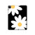 S2315 Fleurs de marguerite blanche Etui Coque Housse pour iPad Pro 12.9 (2022,2021,2020,2018, 3rd, 4th, 5th, 6th)