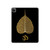 S2331 Feuille d'or bouddhiste Symbole de l'OM Etui Coque Housse pour iPad Pro 12.9 (2022, 2021, 2020, 2018), iPad Air 13 (2025, 2024)