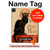 S2739 Chat Noir Noir Chat Millésime Etui Coque Housse pour iPad Pro 12.9 (2022, 2021, 2020, 2018), iPad Air 13 (2025, 2024)