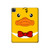 S2760 Canard Tuxedo jaune Dessin animé Etui Coque Housse pour iPad Pro 12.9 (2022, 2021, 2020, 2018), iPad Air 13 (2025, 2024)