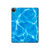 S2788 Bleu Piscine d'eau Etui Coque Housse pour iPad Pro 12.9 (2022, 2021, 2020, 2018), iPad Air 13 (2025, 2024)