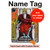 S2808 Carte Tarot L'Empereur Etui Coque Housse pour iPad Pro 12.9 (2022, 2021, 2020, 2018), iPad Air 13 (2025, 2024)