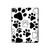 S2904 Chien d'impression de patte Etui Coque Housse pour iPad Pro 12.9 (2022, 2021, 2020, 2018), iPad Air 13 (2025, 2024)