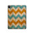 S3033 Bois Chevron Imprimé millésimé Graphic Etui Coque Housse pour iPad Pro 12.9 (2022, 2021, 2020, 2018), iPad Air 13 (2025, 2024)