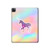 S3203 Arc en ciel Licorne Etui Coque Housse pour iPad Pro 12.9 (2022, 2021, 2020, 2018), iPad Air 13 (2025, 2024)