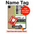 S3543 Art Tag bagages Etui Coque Housse pour iPad Pro 12.9 (2022, 2021, 2020, 2018), iPad Air 13 (2025, 2024)
