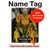 S3740 Carte de tarot le diable Etui Coque Housse pour iPad Pro 12.9 (2022, 2021, 2020, 2018), iPad Air 13 (2025, 2024)