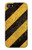 S2231 Yellow and Black Line Hazard Striped Etui Coque Housse pour iPhone 5 5S SE