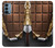 S0270 chocolat Etui Coque Housse pour OnePlus Nord N200 5G
