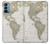 S0604 Carte du monde Etui Coque Housse pour OnePlus Nord N200 5G