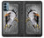 S0855 Aigle Métal Etui Coque Housse pour OnePlus Nord N200 5G