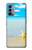 S0911 Détendez-vous à la plage Etui Coque Housse pour OnePlus Nord N200 5G