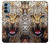 S1932 Bleu yeux Léopard Etui Coque Housse pour OnePlus Nord N200 5G
