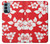 S1949 Motif Hibiscus hawaïenne Etui Coque Housse pour OnePlus Nord N200 5G