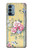 S2229 Fleurs millésimé Etui Coque Housse pour OnePlus Nord N200 5G
