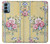 S2229 Fleurs millésimé Etui Coque Housse pour OnePlus Nord N200 5G