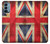 S2303 Drapeau britannique UK Millésime Etui Coque Housse pour OnePlus Nord N200 5G