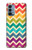 S2362 Arc en ciel coloré Shavron Zig zag Etui Coque Housse pour OnePlus Nord N200 5G