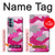 S2525 Rose Camo camouflage Etui Coque Housse pour OnePlus Nord N200 5G