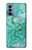 S2653 Dragon Vert Turquoise Pierre Graphique Etui Coque Housse pour OnePlus Nord N200 5G