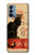 S2739 Chat Noir Noir Chat Millésime Etui Coque Housse pour OnePlus Nord N200 5G