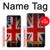 S2894 Drapeau britannique millésimé Etui Coque Housse pour OnePlus Nord N200 5G