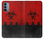 S2917 Biohazards Virus Alert Rouge Etui Coque Housse pour OnePlus Nord N200 5G