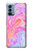 S3444 Art numérique liquide coloré Etui Coque Housse pour OnePlus Nord N200 5G