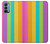 S3678 Vertical arc-en-ciel coloré Etui Coque Housse pour OnePlus Nord N200 5G