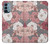 S3716 Motif floral rose Etui Coque Housse pour OnePlus Nord N200 5G