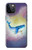 S3802 Rêve Baleine Pastel Fantaisie Etui Coque Housse pour iPhone 12, iPhone 12 Pro