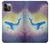 S3802 Rêve Baleine Pastel Fantaisie Etui Coque Housse pour iPhone 12, iPhone 12 Pro