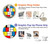 S3814 Composition de dessin au trait Piet Mondrian Etui Coque Housse pour iPhone 12, iPhone 12 Pro