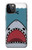 S3825 Plongée en mer de requin de dessin animé Etui Coque Housse pour iPhone 12, iPhone 12 Pro