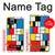 S3814 Composition de dessin au trait Piet Mondrian Etui Coque Housse pour iPhone 11 Pro