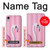 S3805 Flamant Rose Pastel Etui Coque Housse pour iPhone XR