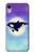 S3807 Killer Whale Orca Lune Pastel Fantaisie Etui Coque Housse pour iPhone XR