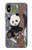 S3793 Peinture de neige mignon bébé panda Etui Coque Housse pour iPhone X, iPhone XS