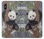 S3793 Peinture de neige mignon bébé panda Etui Coque Housse pour iPhone X, iPhone XS