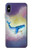 S3802 Rêve Baleine Pastel Fantaisie Etui Coque Housse pour iPhone X, iPhone XS