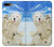 S3794 Ours polaire arctique amoureux de la peinture de phoque Etui Coque Housse pour iPhone 7 Plus, iPhone 8 Plus