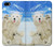 S3794 Ours polaire arctique amoureux de la peinture de phoque Etui Coque Housse pour iPhone 5 5S SE