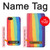 S3799 Arc-en-ciel aquarelle vertical mignon Etui Coque Housse pour iPhone 5 5S SE