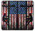 S3803 Électricien monteur de lignes drapeau américain Etui Coque Housse pour iPhone 5 5S SE