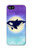 S3807 Killer Whale Orca Lune Pastel Fantaisie Etui Coque Housse pour iPhone 5 5S SE