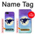 S3807 Killer Whale Orca Lune Pastel Fantaisie Etui Coque Housse pour iPhone 5 5S SE