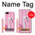 S3805 Flamant Rose Pastel Etui Coque Housse pour iPhone 5C