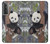 S3793 Peinture de neige mignon bébé panda Etui Coque Housse pour Samsung Galaxy S21 5G