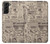 S3819 Papier Vintage rétro Etui Coque Housse pour Samsung Galaxy S21 Plus 5G, Galaxy S21+ 5G